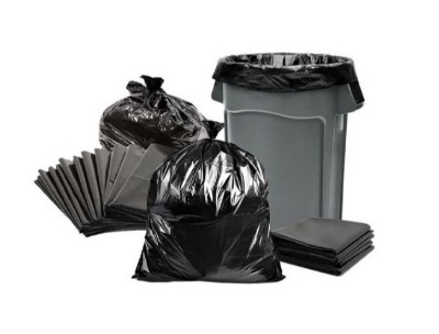 Disposable Black Garbage Bag - 100 Pcs (36 * 28 Inches)