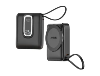 Aspor A313 10000mAh Wireless Magnetic Power Bank