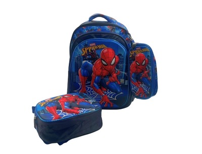 3 in 1 Trolley Bag without Trolley - Spider Team (17H x 13L x 7.5W)