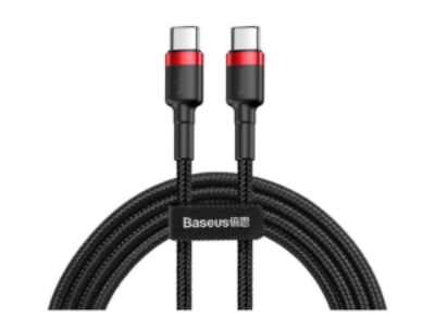 Baseus 60W PD Certified Type-C to Type-C Cable – 100 cm