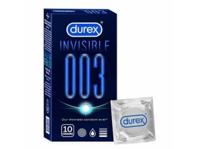 Durex Invisible 003 Condoms - 10Pcs Pack