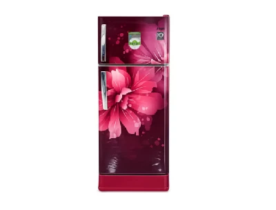 Abans 190L Defrost Floral Design Refrigerator - R600 Gas (Red)