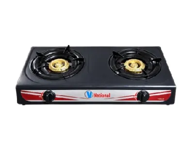 Vista National 2-Burner Gas Cooker with Brass Burners