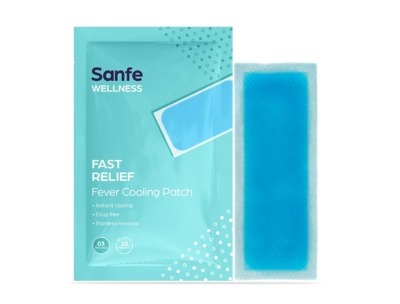 Sanfe Fast Relief Fever Cooling Patch - 3 Patches