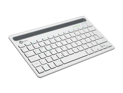 Lecoo Wireless Bluetooth Rechargeable Keyboard - White