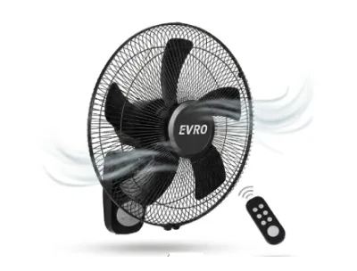 EVRO Wall Fan with Remote Control - 16 Inch