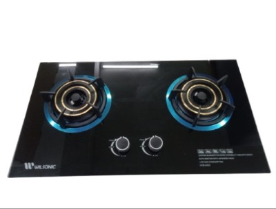 Wilsonic Two Burner Gas Hob – Glass Top