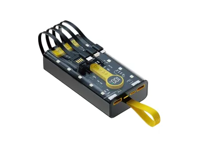 66W Fast-Charging Transparent Power Bank