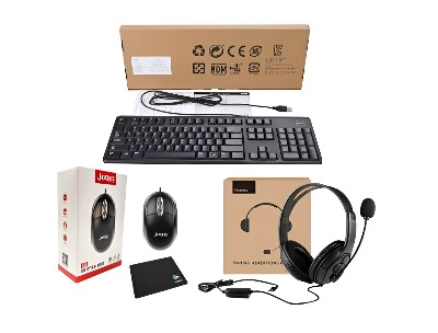 4-in-1 USB Computer Accessories Bundle
