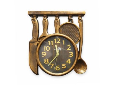 Kitchen-Themed Wall Clock – 30cm