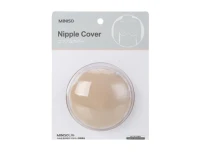 MINISO Flower Shape Fabric Nipple Cover 2 Pairs - Nude