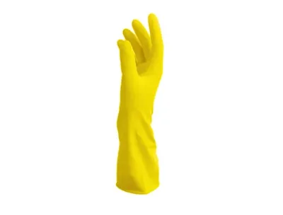 Safety Rubber Gloves Pair - Yellow