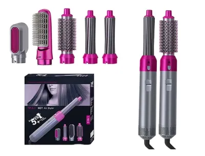 5-in-1 Multifunctional Curling Iron Set, Hot Air Styler Styling Tool