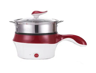 Stainless Steel Electric Skillet Non-stick Multi-Function Portable Cooker & Rice Cooker