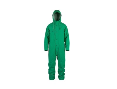 PVC Chemical Protective Coverall - Green - Free Size