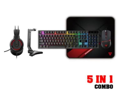 Fantech New P51 Power Gaming Combo Five-In-One Gaming Combo
