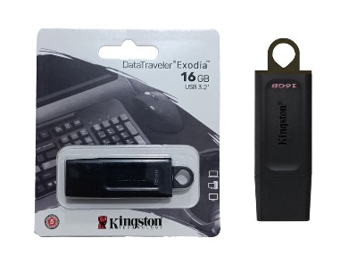Kingston 16GB DataTraveler Exodia USB 3.2 Flash Drive