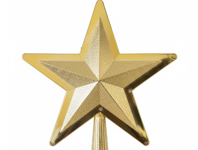 Gold Christmas Tree Top Star
