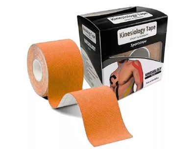 KINESIOLOGY TAPE - K TAPE - Sports Tape - Muscle Support Tape - Orange Color
