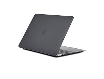 Hard Shell Cover Case for Old MacBook Air 13 Inch / 13.3 Inch (2010–2017) – Black  Model A1466 / A1369