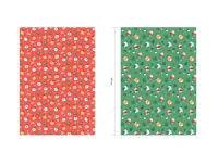 MINISO Christmas Eve Wrapping Paper - 2 Assorted Models