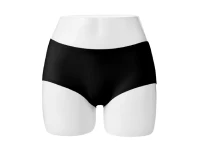 MINISO Lace Seamless Mid Waist Panties  Black - L