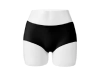 MINISO Lace Seamless Mid Waist Panties Black – XL