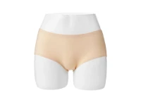 MINISO Lace Seamless Mid Waist Panties Nude - M