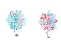 MINISO Disney Frozen Collection Bowknot Hair Clips - 2 Pcs