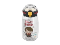 MINISO Harry Potter Tritan Bottle with Auto Flip Lid 580ml - Black