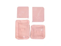 MINISO Foldable Travel Organizer Bag 4 Pack - Pink