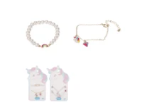 MINISO Rainbow and Heart Bracelets - 2 Pcs