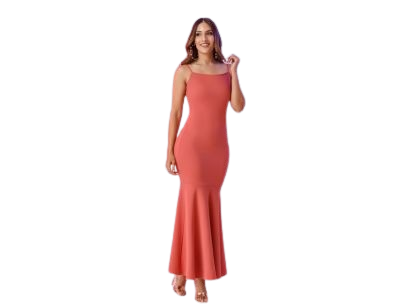 Trumpet Hem Maxi Dress