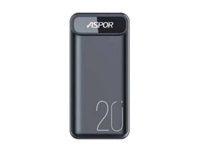 Aspor Travel Charger Power Bank – 20000mAh