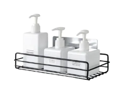 Wall Mounted Storage Rack – No Drill Suction Shelf