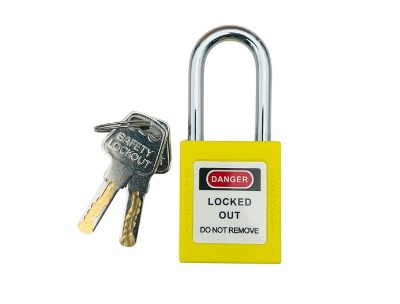 Safety Padlock with Non-Conductive Body