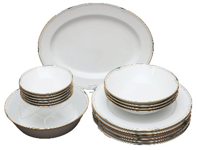 Noritake Gold Mark Dinner Set - 18 Pcs