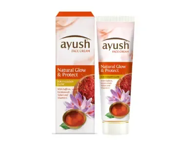 Ayush Natural Glow & Protect Face Cream - 50g
