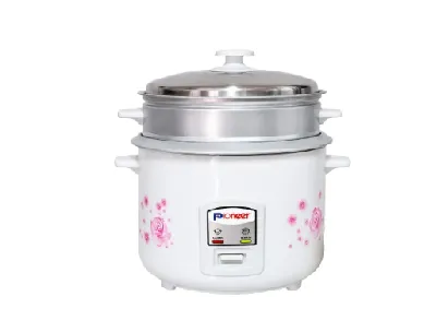 Pioneer 2.8L Rice Cooker - Stainless Steel Lid
