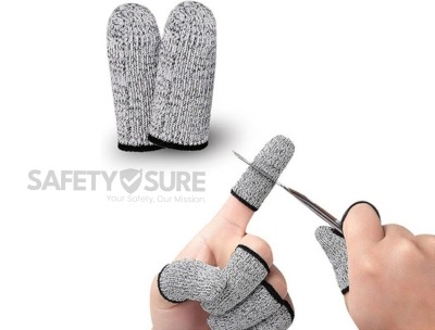 Cut Resistant Finger Guard 1 Piece - Gray
