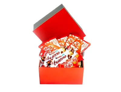 Red Loaded Chocolate Box