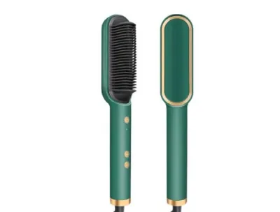 Hair Straightening Brush and Curler
