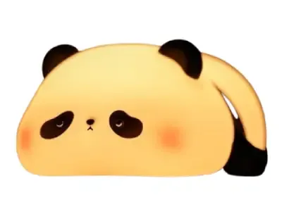 Sleeping Panda Touch Control Night Lamp