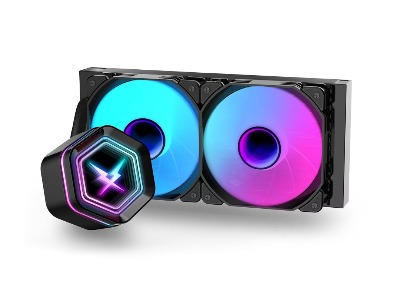 RUIX NC240 ARGB AIO CPU Liquid Cooler (BLACK)