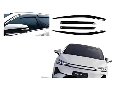 BYD M6 Weather shield Door Window Visors (Polycarbonate, 4-Piece Set)