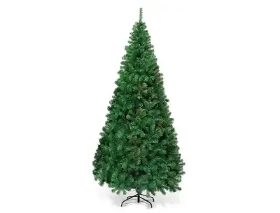 Artificial Green Christmas Tree with Steel Stand (7ft)