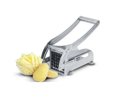 Home Potato Chip Cutter with 2 Interchangeable Blades