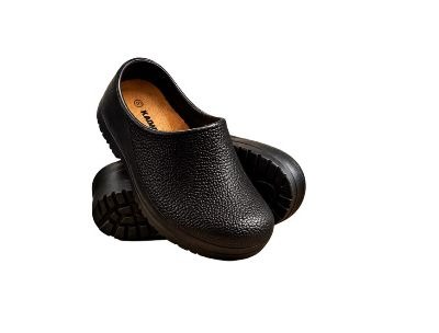 KDM Water Resistant Half Chef Shoe - Black