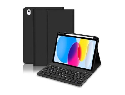 iPad A16 / 10th Gen Keyboard Case - Wireless Bluetooth with Pencil Holder (10.9"/11")