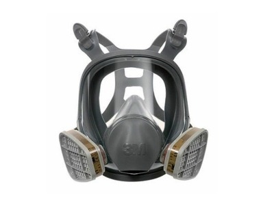 3M Full Face 6800 Double Respirator Mask - Medium Size